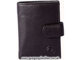 Black Origin Credit Card Holder With Tab & RFID Protection by Mala