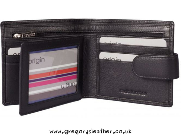 Black Origin Tab Wallet RFID by Mala