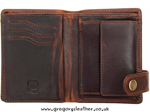 Brown New York Range Brown Leather Notecase Wallet - by Prime Hide