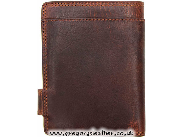 Brown New York Range Brown Leather Notecase Wallet - by Prime Hide
