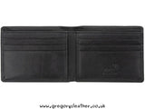 Black Washington Bifold Leather Wallet - by Prime Hide