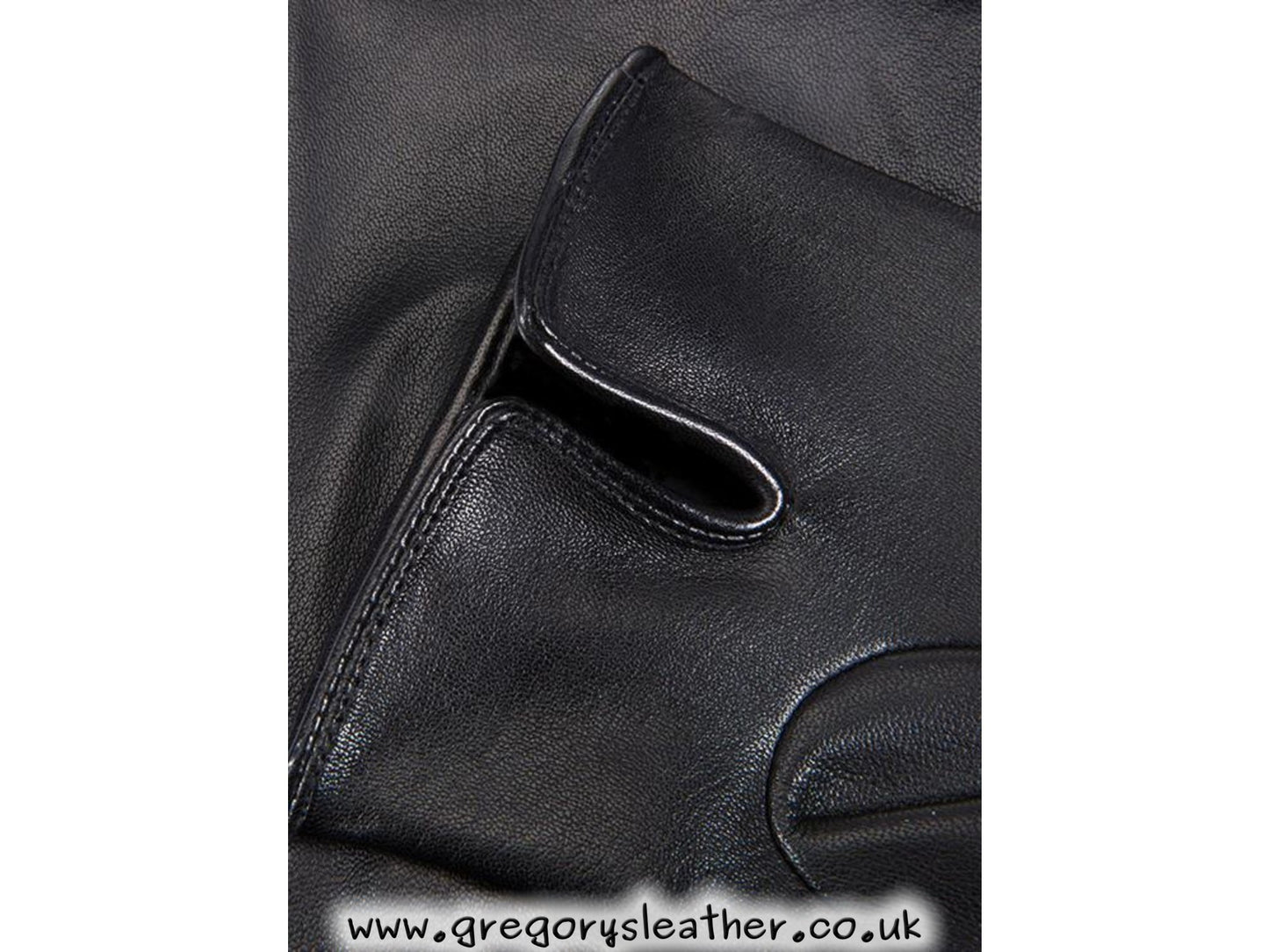 Black James Bond Leather Glove by Dents