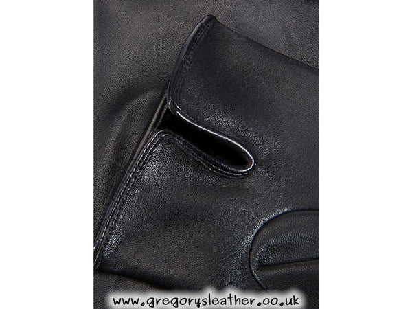 Black James Bond Leather Glove by Dents
