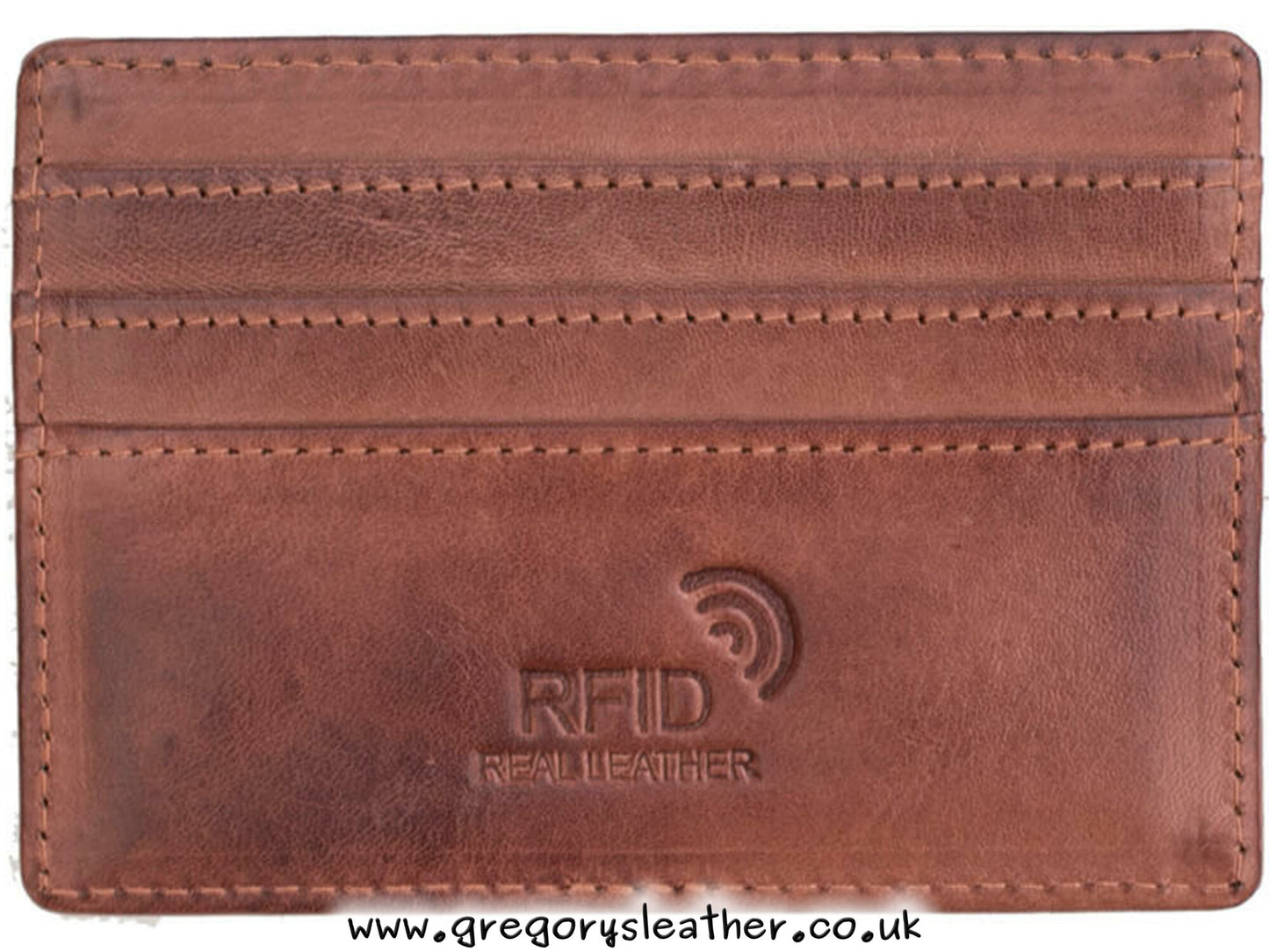 Tan Ridgeback Leather Card Holder - by Prime Hide