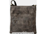 Brown Ridgeback Leather Crossbody Bag - by Prime Hide