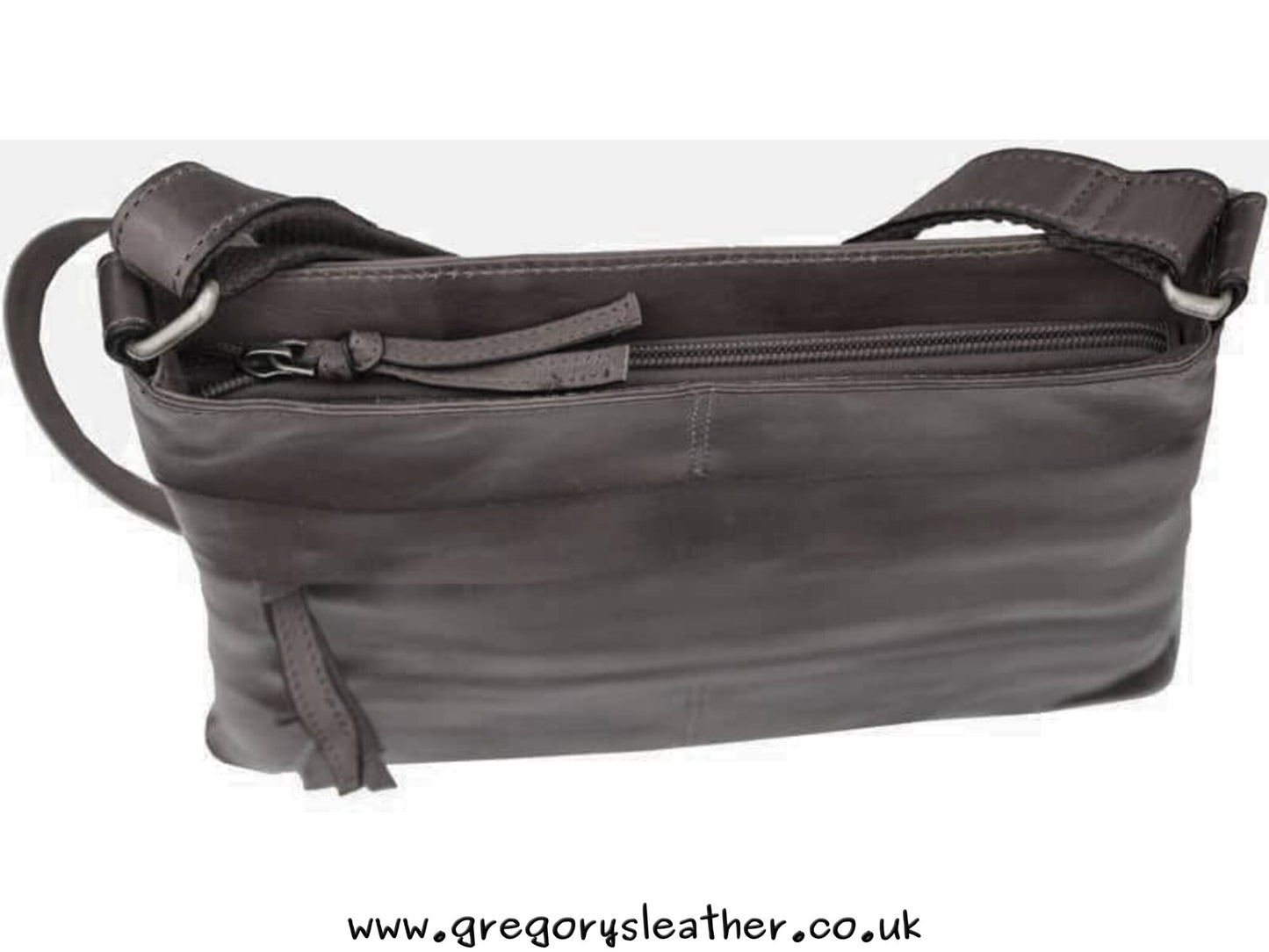 Brown Ridgeback Leather Crossbody Bag - by Prime Hide
