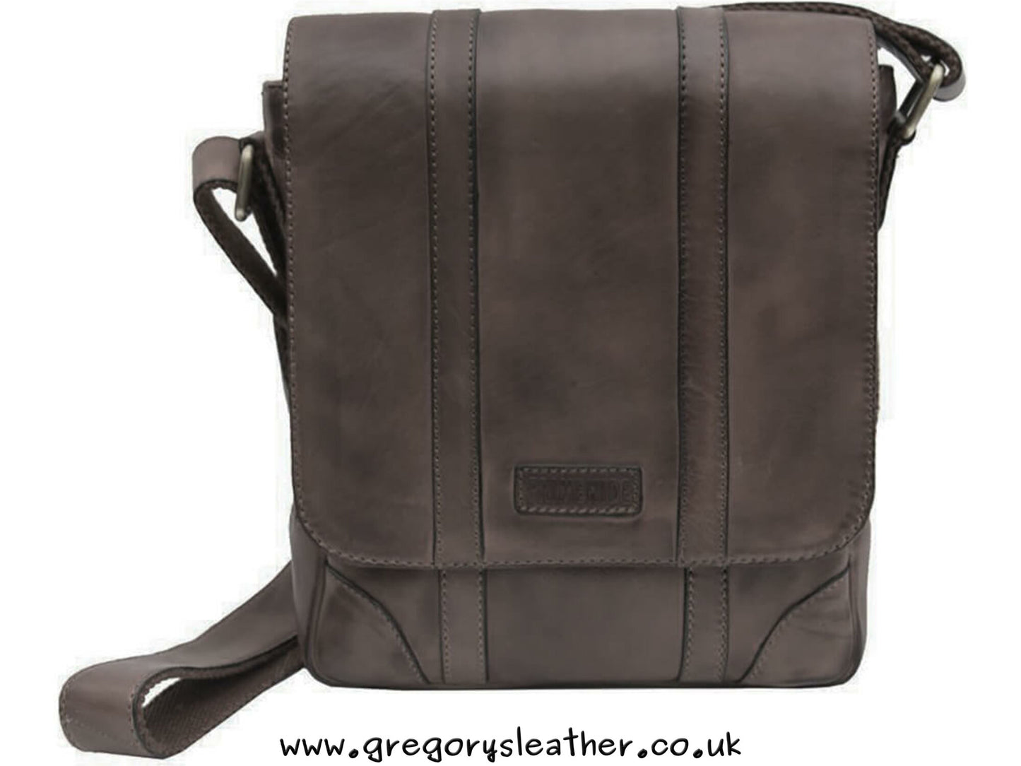Brown Ridgeback Small Leather Messenger Bag - by Prime Hide