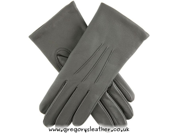Charcoal Emma Classic Hairsheep Leather Gloves by Dents