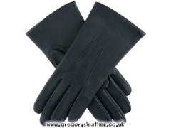 Navy Emma Classic Hairsheep Leather Gloves by Dents