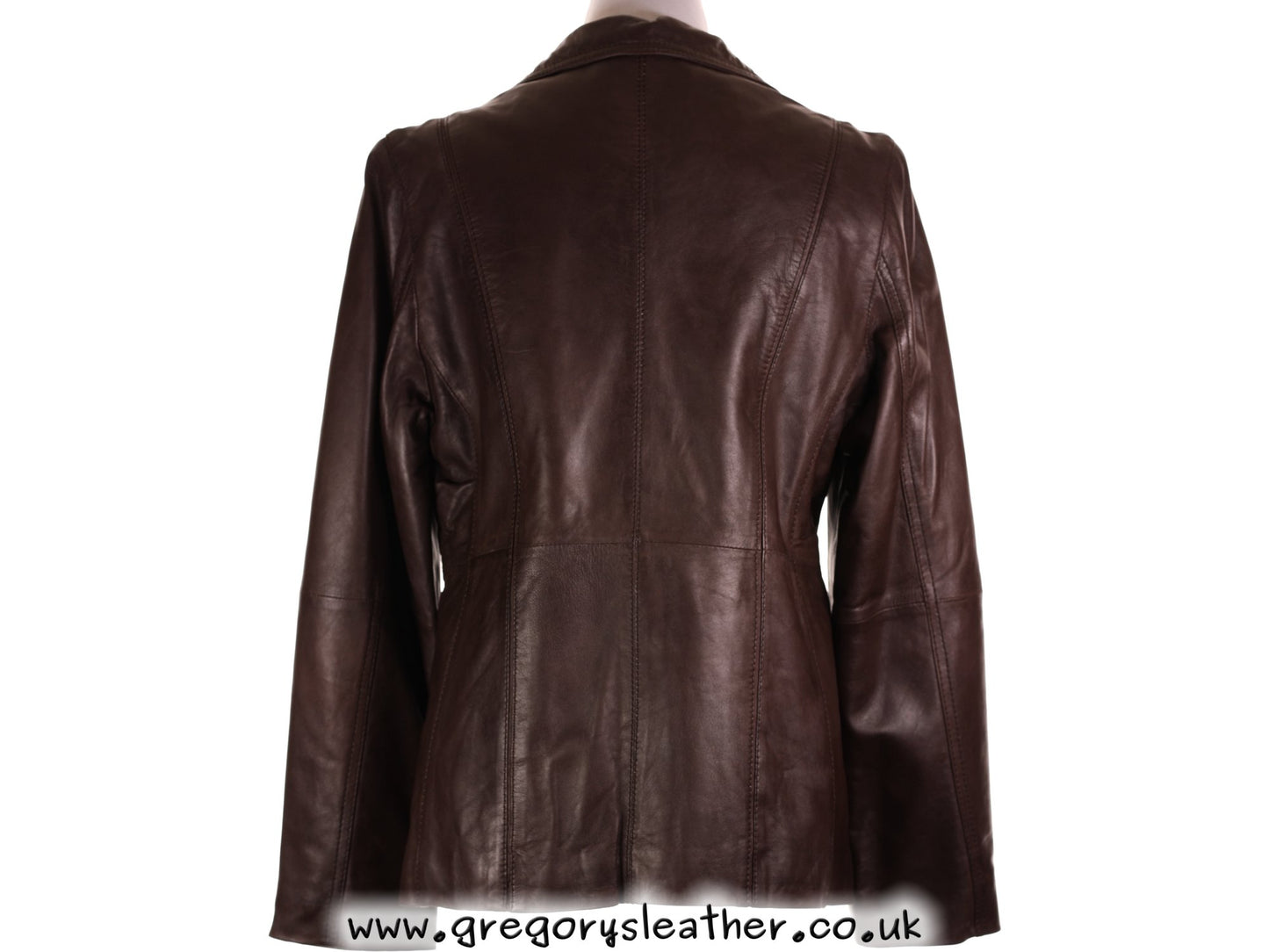 Brown Ladies Button Jacket by Ashwood