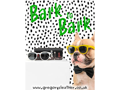 Black Bark To Bark Leather Glasses Case by Yoshi