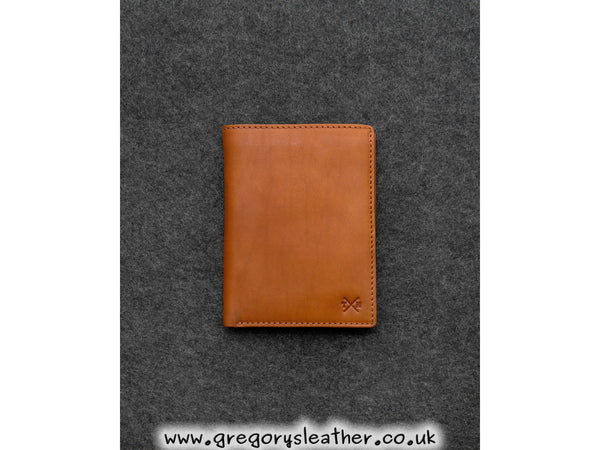 Tan Tudor Leather Traditional Jacket Wallet by Tumble and Hide