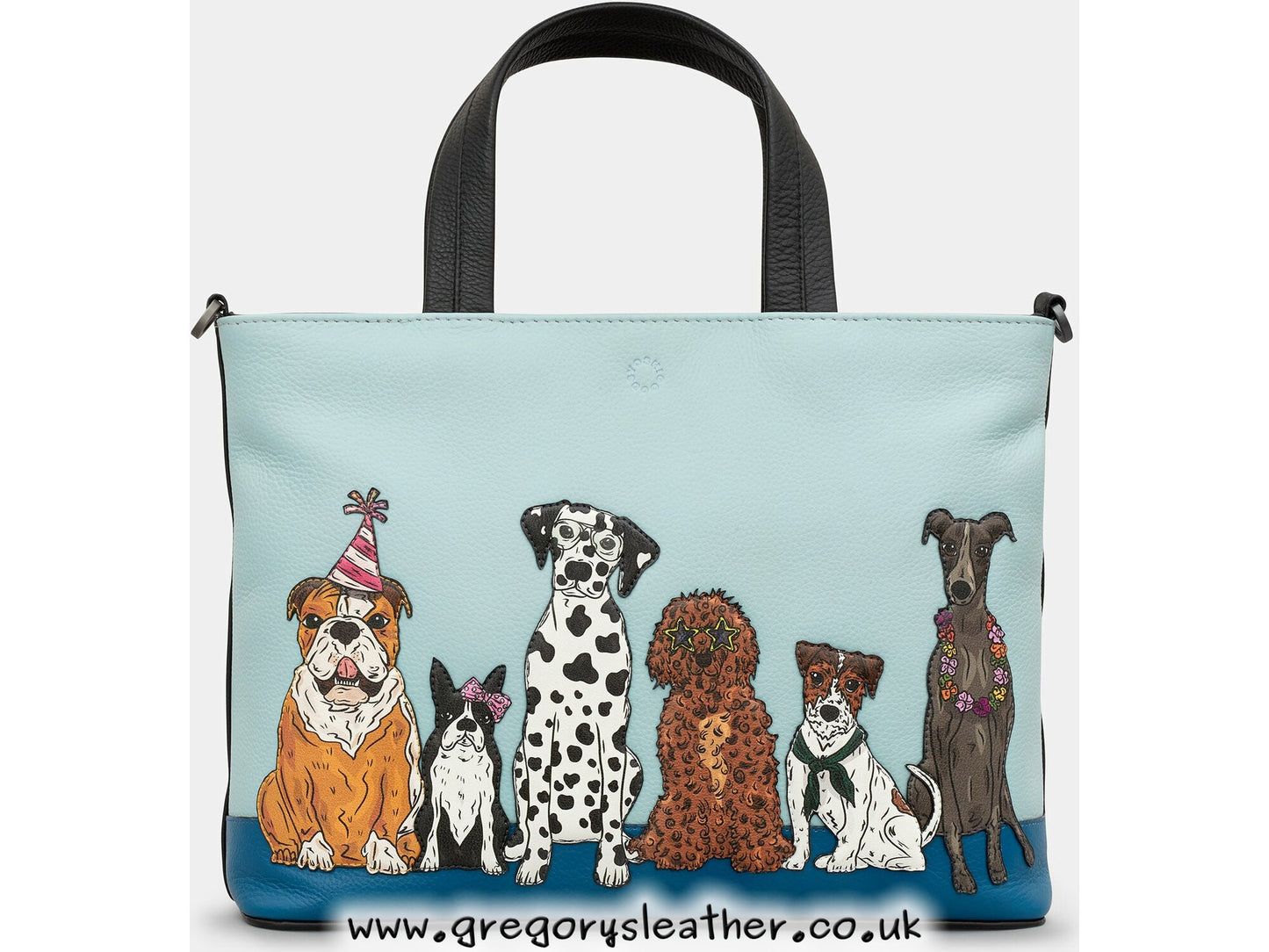 Party Dogs Multiway Leather Grab Bag by Yoshi