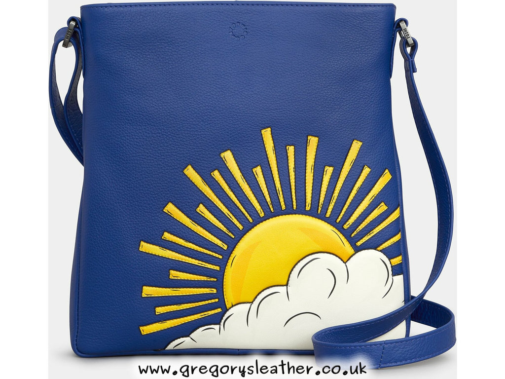 DKNY Bryant Medium Flap Crossbody Bag in Royal Blue – PinkOrchard.com