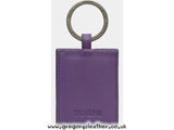 Plum Bees Love Lavender Leather Keyring by Yoshi