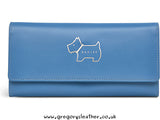 Blue Heritage Dog Outline Large Flapover Matinee Purse by Radley