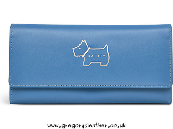 Blue Heritage Dog Outline Large Flapover Matinee Purse by Radley