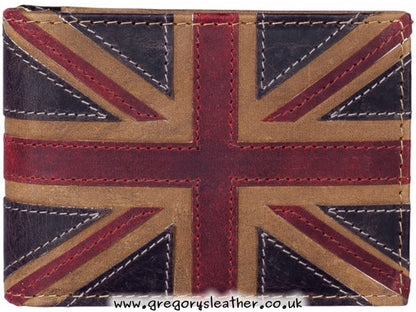 Brown Union Jack Collection Union Jack ID / Card Holder - RFID by Mala
