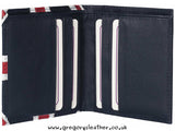 Navy Uj Collection Union Jack Wallet - RFID by Mala
